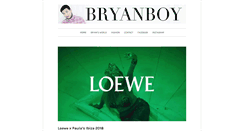 Desktop Screenshot of bryanboy.com